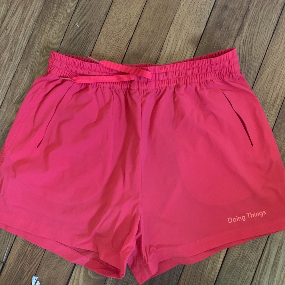 Outdoor Voices Rec Shorts - Vermillion - Size XS